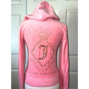 👑 JUICY 💕 Velour Hoodie (Rare)